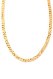 Cuban Flat Chain Necklace | AMUSE Collection