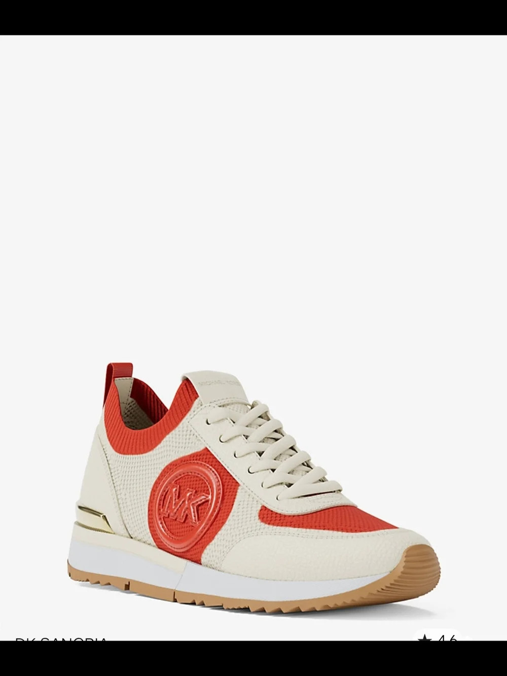 MICHAEL KORS Women\u2019s Jenkins Two- Tone Stretch Knit Trainer | Poshmark
