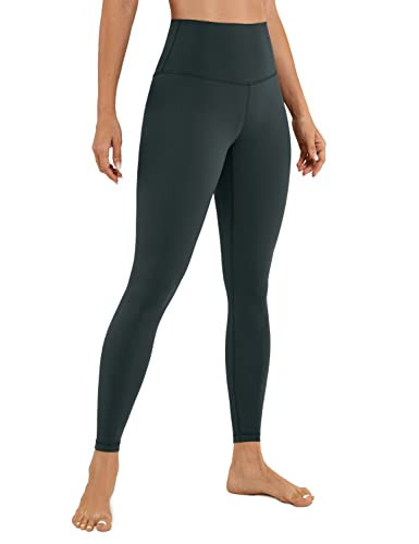 CRZ YOGA High Waisted Lounge Yoga Legging Yoga Pants 25" Dark Green - Bluish XX-Small | Amazon (US)