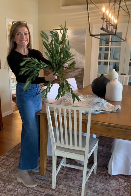 Found these great stems on Amazon and sharing my new jean skirt too… all in my latest reel. Sadly the skirt has already sold out, but the stems are still available! Linked a similar skirt though and some other items in my dining room.

#LTKSeasonal #LTKhome #LTKsalealert