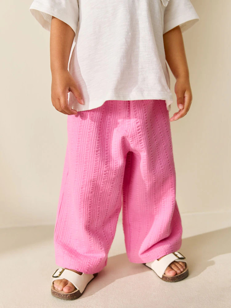 Pink Wide Leg Trousers (3mths-7yrs) | Next US