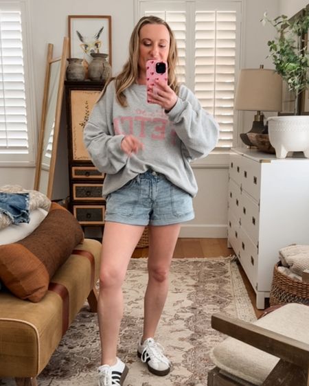 So many cute finds at aerie and American eagle!!! Get these shorts!! And my sweater is 50% off, get an extra 25% off everything with code: SPRINGLTK

#LTKover40 #LTKsalealert #LTKSpringSale