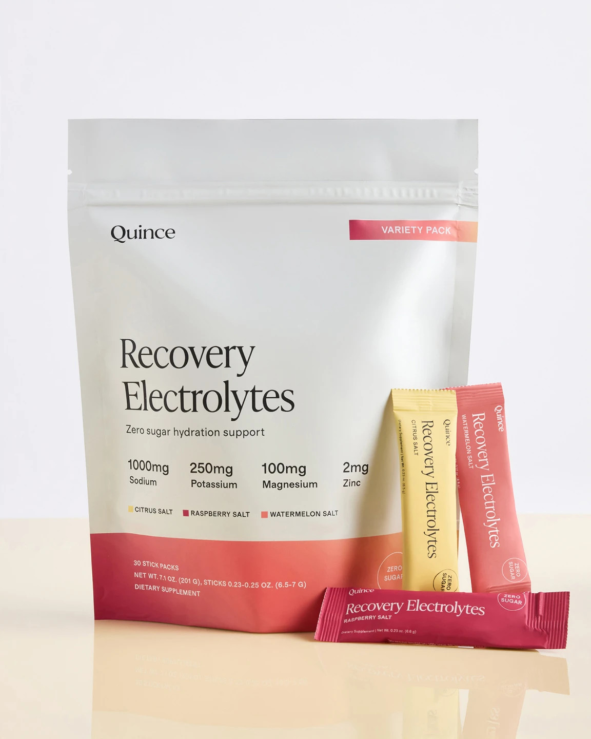Quince | Recovery Zero Sugar Hydration in Citrus Salt, Vitamins