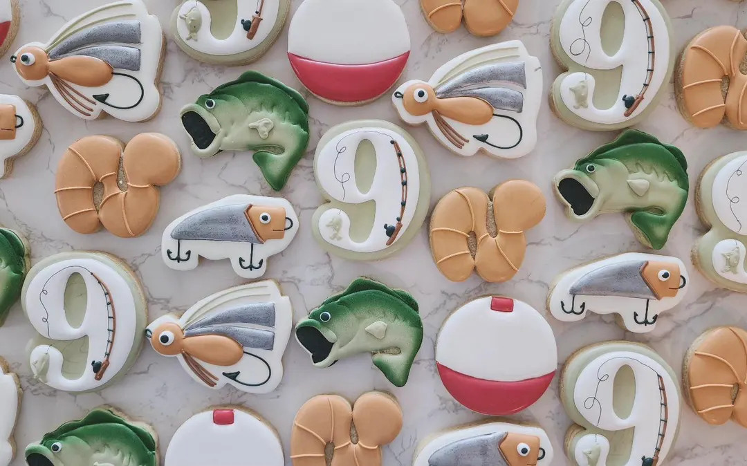 Fishing Birthday Sugar Cookies - Custom Sugar Cookies - Etsy | Etsy (Global)