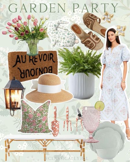 Spring fashion, garden tools, sconces, sandals, planters, Amazon pillows 

#LTKhome