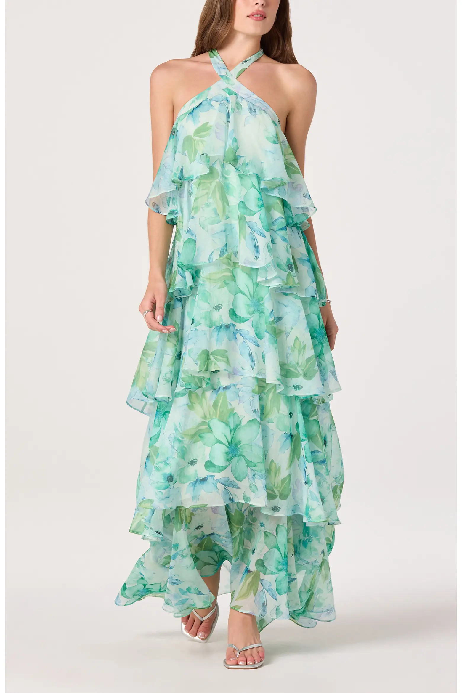 Daiga Print Chiffon Halter Maxi Dress (Women) | Nordstrom | Nordstrom