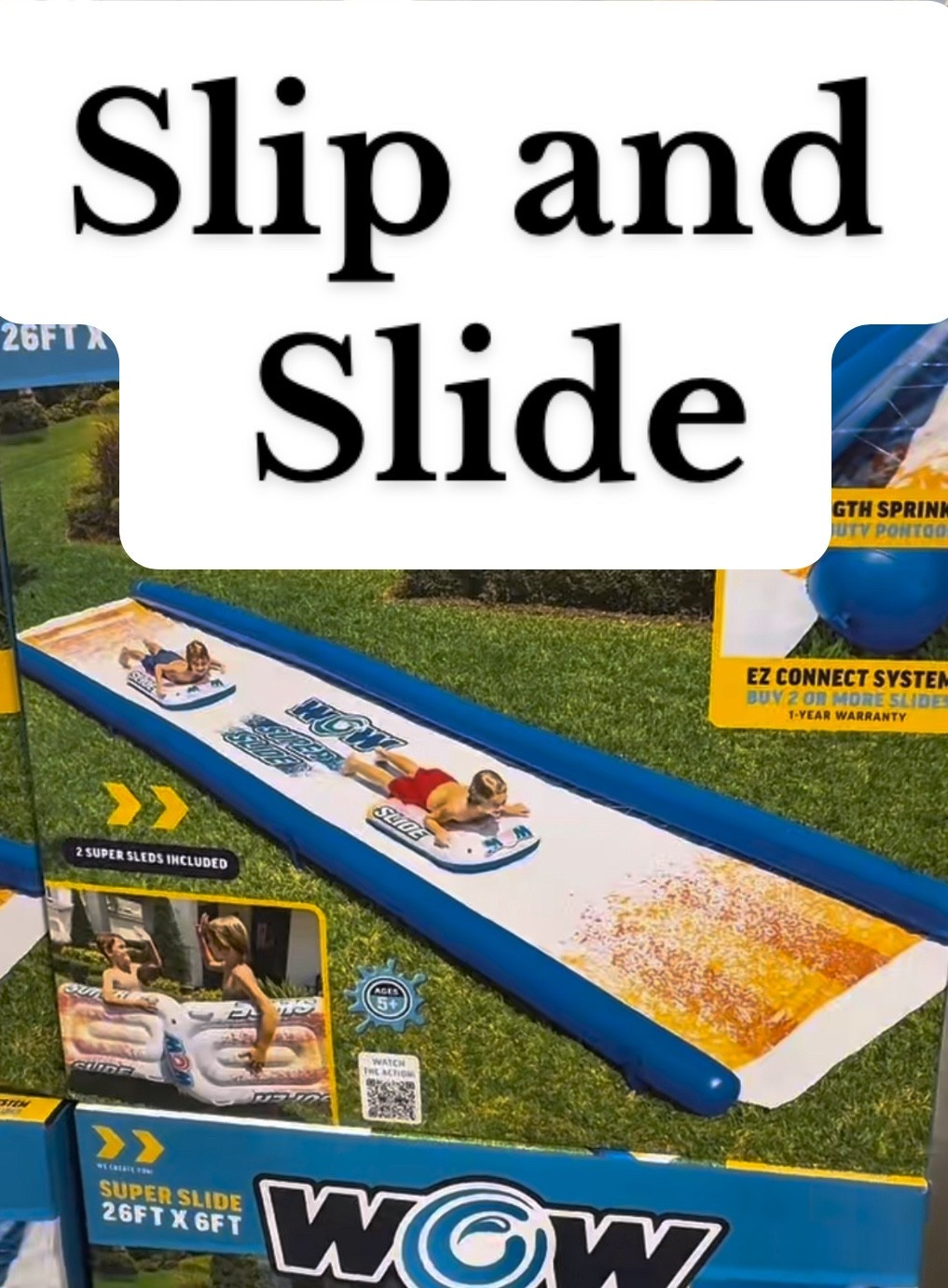 Inflatable slip and slide at Sam’s Club is $30 off until 6/27! #samsclub #samsclubbing #samsclubdeals 