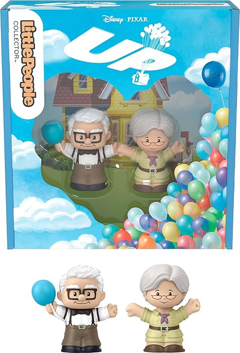Little People Collector Disney and Pixar UP Special Edition Set for Movie Fans, 2 Character Figur... | Amazon (US)