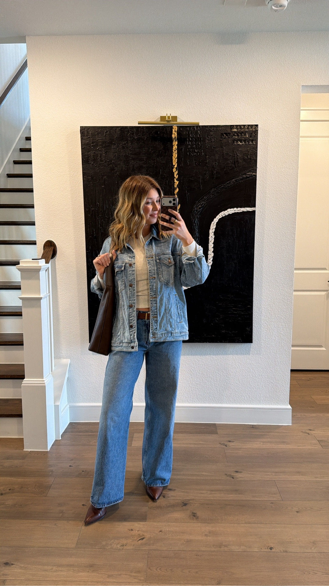 Today’s day date outfit. Jacket is old from Abercrombie & I linked their new version of it - size medium. Tee is a medium & the best for layering. Jeans are my absolute fave but are getting a little big on me - wearing a 28 and they run a full size big. 

Currently 5’7 • 150lbs • 34DDD

#LTKootd #LTKgrwm