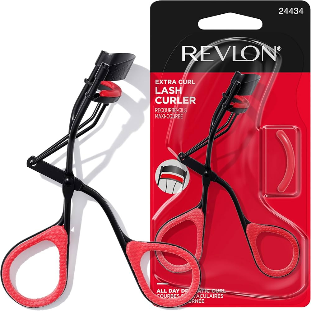 Revlon Extra Curl Lash Curler, Gives an All Day Dramatic Curl, with Finger Grips for a Non Slip G... | Amazon (US)