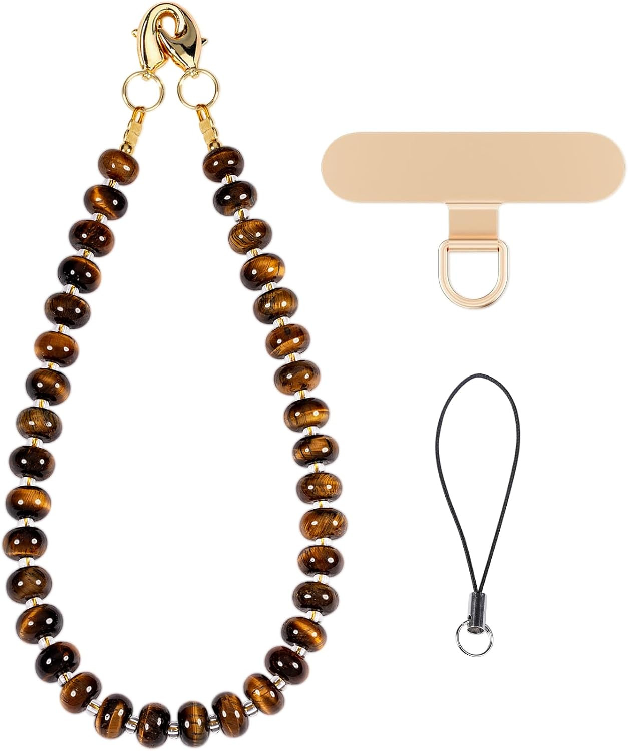 Beaded Phone Charm Wrist Strap with Tether Tab,Camera Lanyard | Amazon (US)