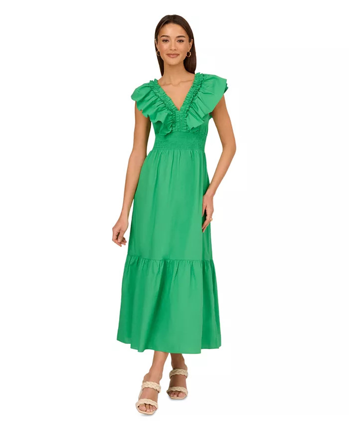 Women's Ruffled Maxi Dress | Macy's