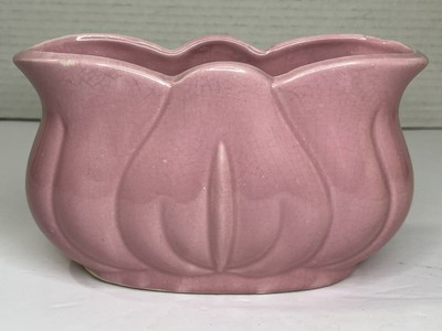 Vintage 1950’s Art Pottery Pink Tulip Shaped Planter 4” Tall  | eBay | eBay US