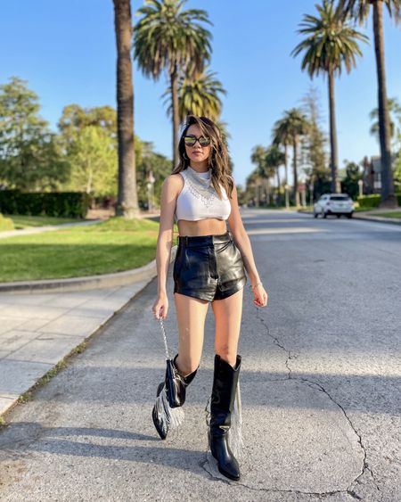 Festival ready with @azaleawangofficial 👀⚡️🌴 Trendy, affordable shoes to take you dancing from day to night ++ stylish outerwear that keeps you shining & warm at the afterparty. ✨  @azaleawangofficial #ad

Festival outfits, festival shoes, boots, leather jacket, concert outfit, summer outfit, The Stylizt 



#LTKStyleTip #LTKShoeCrush #LTKFestival