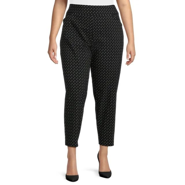 Just My Size Women's Plus Size Slim Leg Dress Pant | Walmart (US)