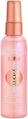 L'Oreal Paris Makeup LUMI Shake and Glow Dew Mist, Hydrating and Soothing Face Mist, Prep and Set... | Amazon (US)