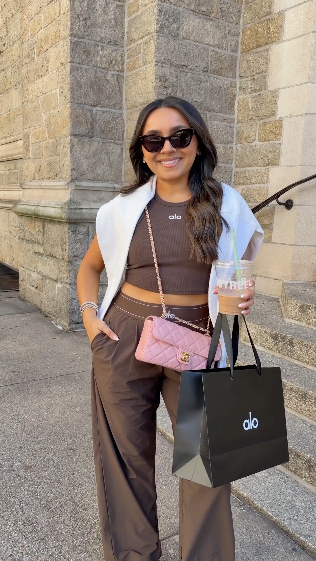 New York City Travel Outfit!

Brown tank size xs TTS
Brown pants size xxs - typically a size 2/26 in pants 
White cardigan size small TTS 
Sneakers size 6.5 TTS


Airport outfit
Fall outfit
Vacation look

@Alo Yoga

#LTKgrwm #LTKPetite #LTKTravel