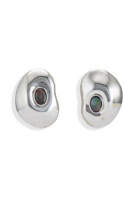 Zoe Shell Button Earrings | Lelet NY