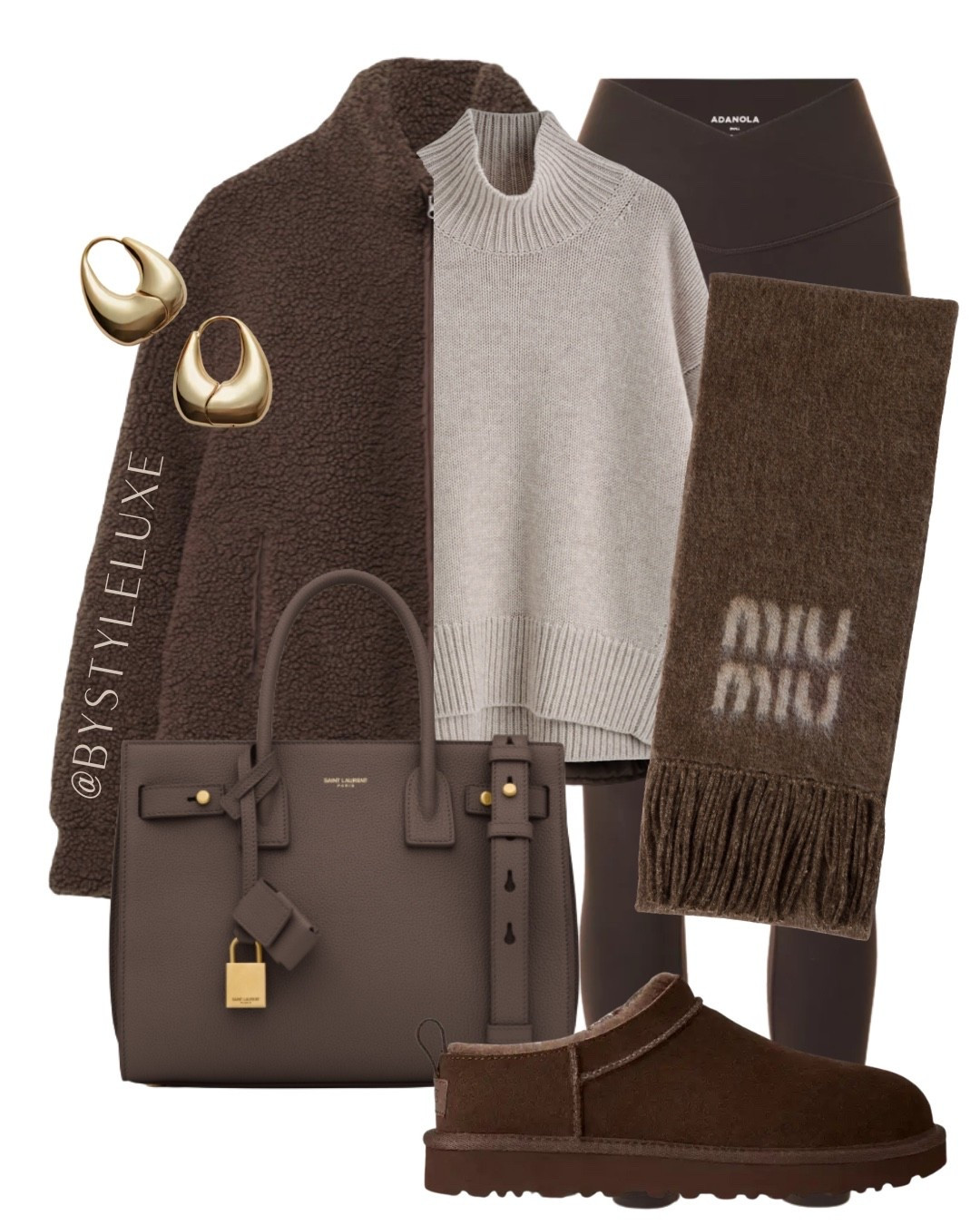 WEEKEND LOOK - cosy brown fleece jacket with leggings and these new brown Ugg micro boots. Get them before they sell out! 

#suede #autumnoutfit #ugg

#LTKautumn #LTKuk #LTKshoes