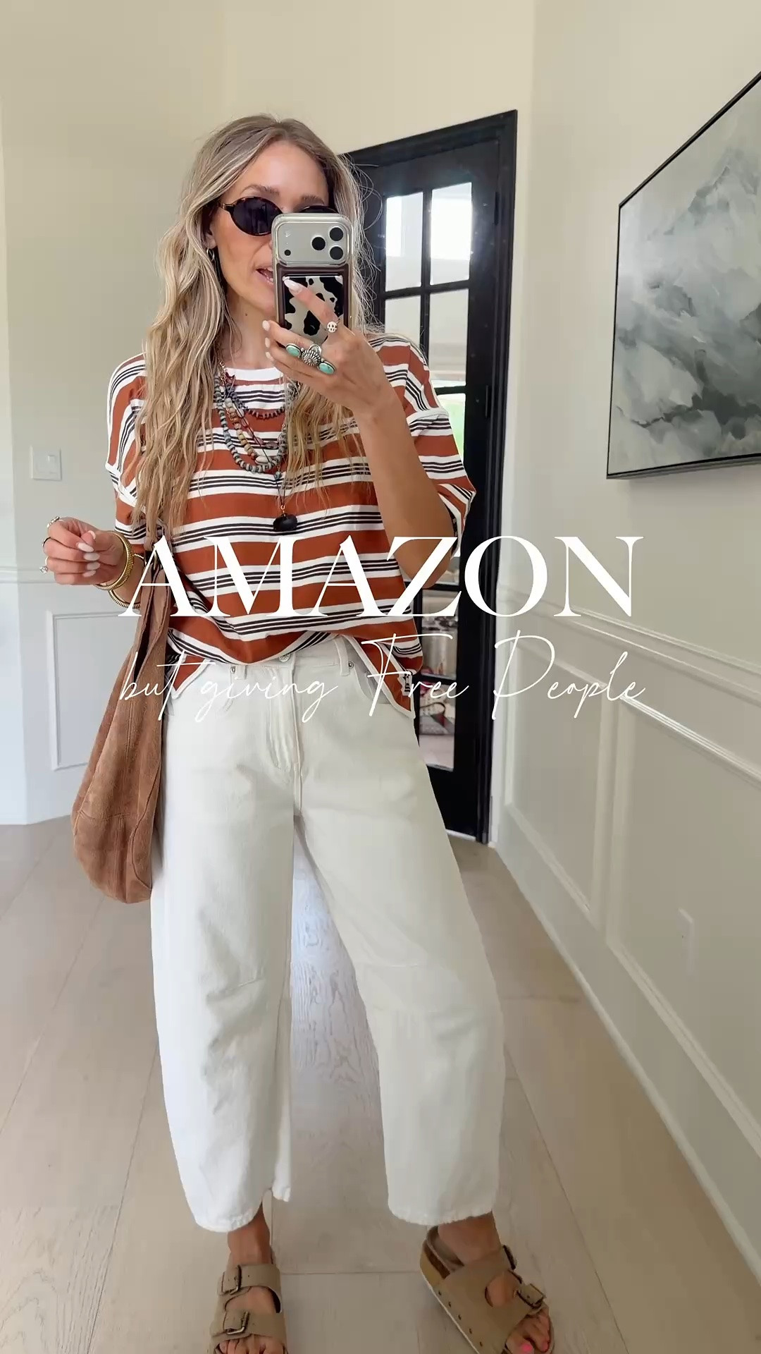 Free People inspired pieces on Amazon 🙌🏼✨ I get so many compliments every time I wear these!

I’m wearing my tts (small | 4) in both. 

5’5” // 120 ish lbs

#LTKootd #LTKdayinmylife #LTKmomlife