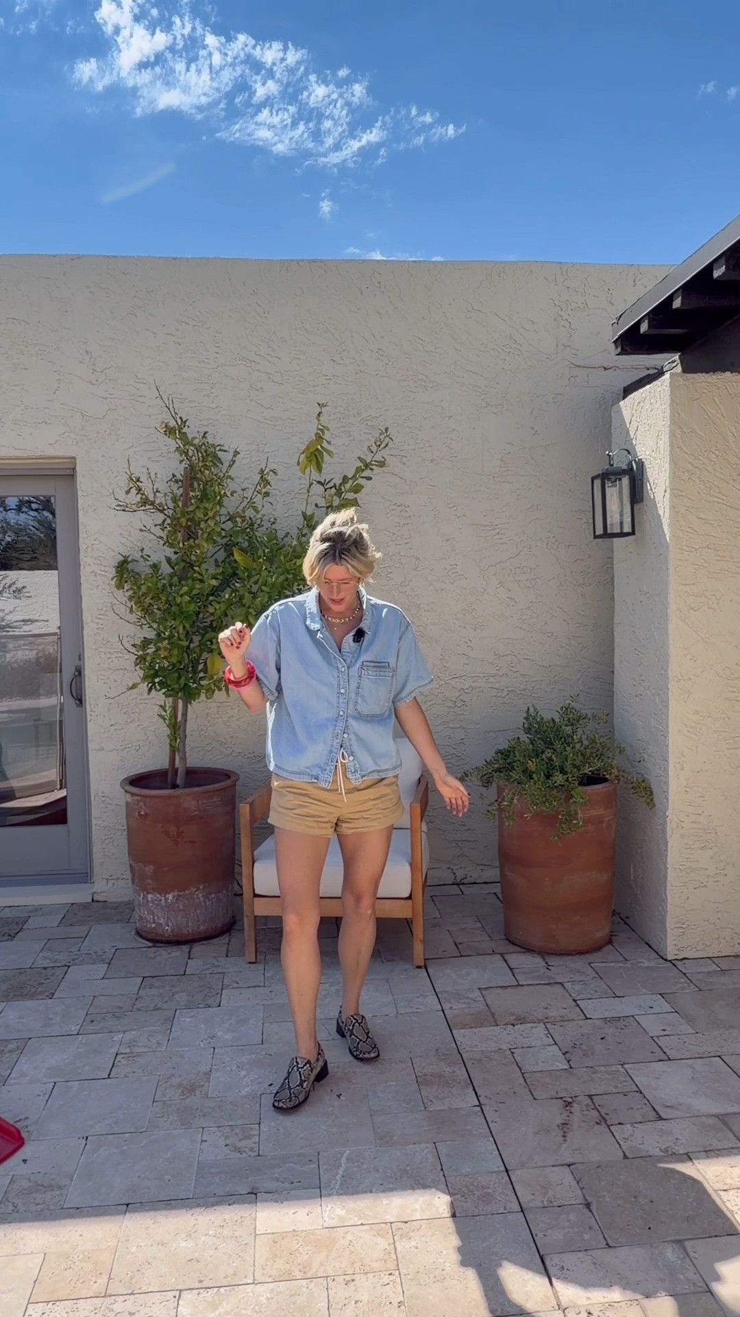 Western is going to be a big trend for fall, slowly easing into it with this boxy denim top and poplin shorts

#LTKootd #LTKmomlife #LTKgrwm