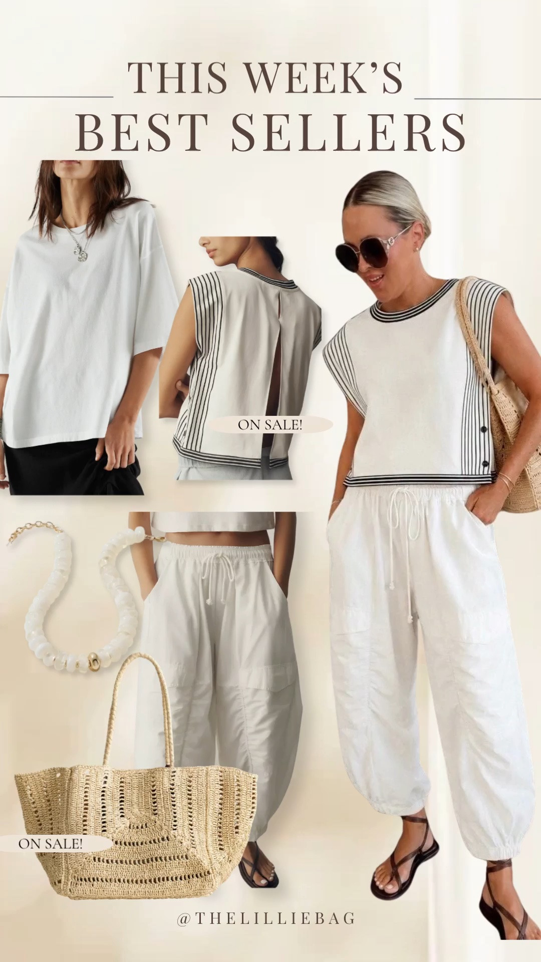 Best seller top and pants. My top is on major sale! ✨✨✨

Summer OOTD🐚☀️my top and bag are on sale! wearing smalls! 

Summer outfit. Vacation outfit. Travel outfit.

#LTKootd #LTKSaleAlert #LTKSeasonal