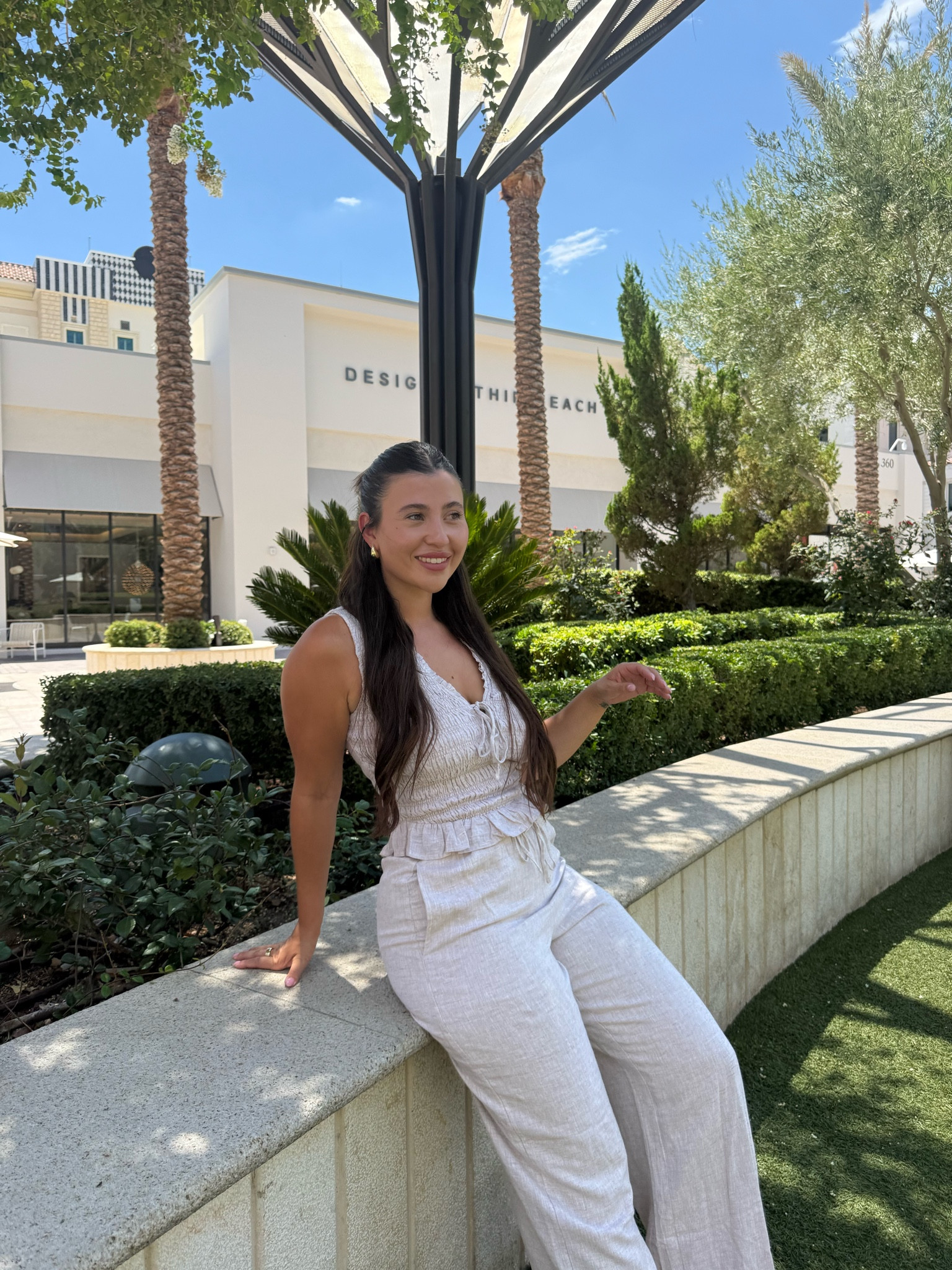 Wearing linen sets all dummer long 
@abercrombie #summeroutfit

#LTKootd #LTKMidsize #LTKSaleAlert