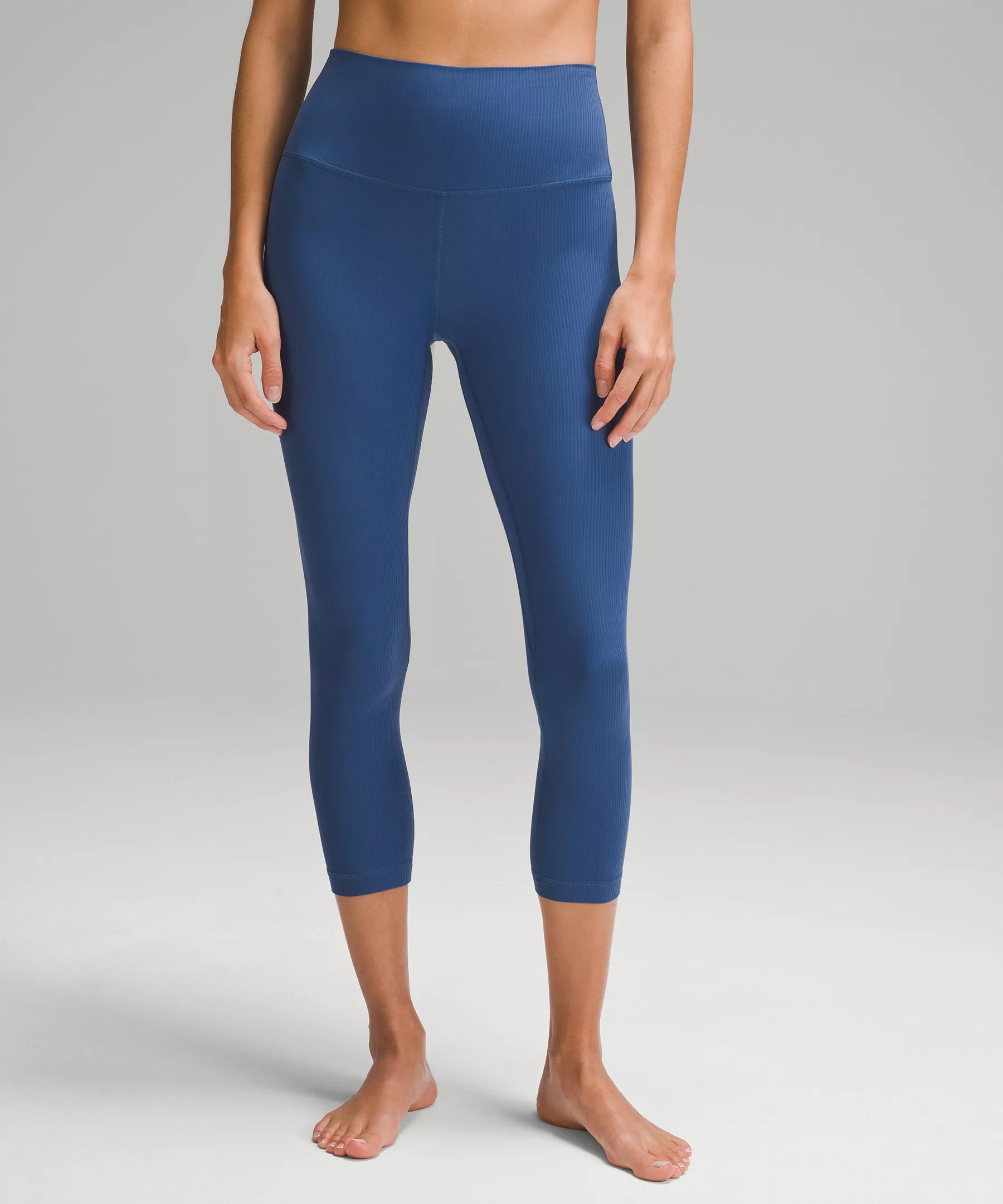 lululemon Align™ Ribbed High-Rise Crop 23" | Lululemon (US)