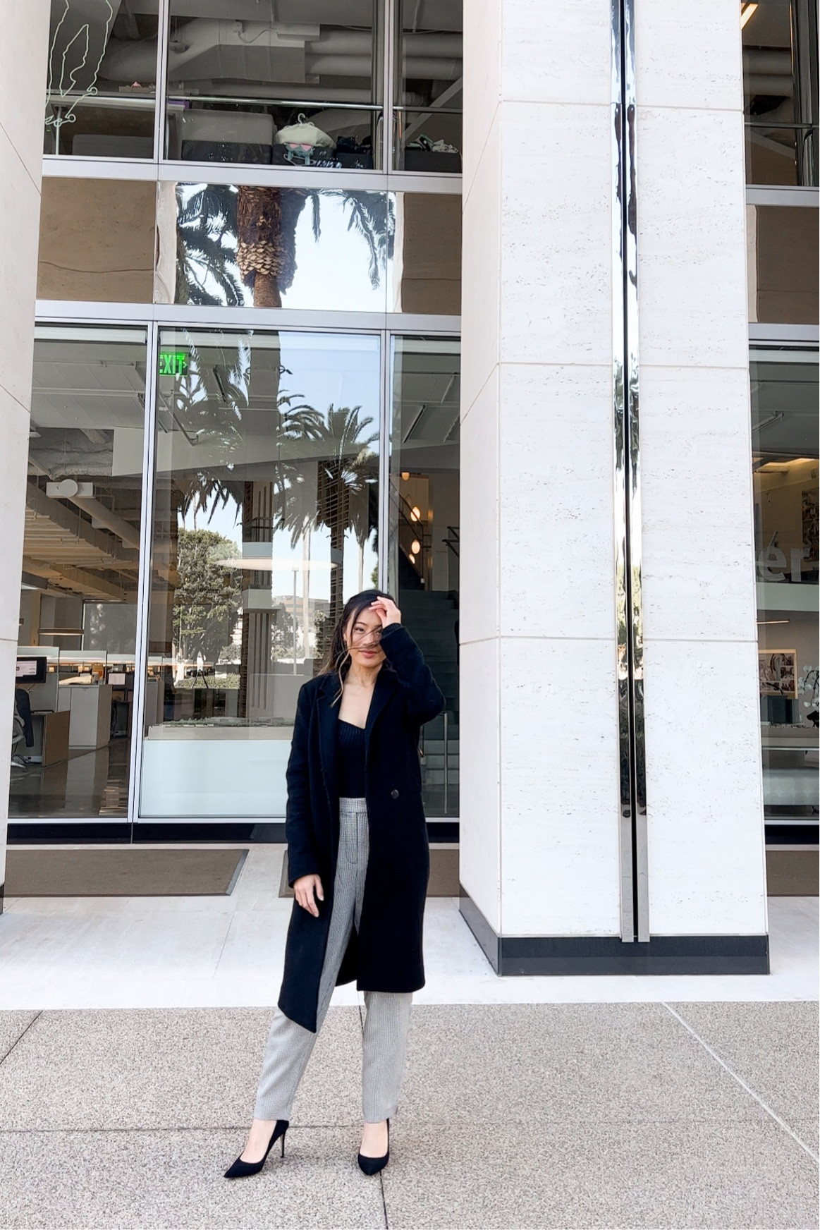 Work outfit, office fashion, business casual, smart casual, houndstooth pants

#LTKworkwear