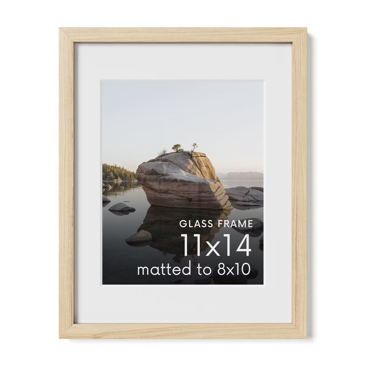 Haus and Hues Oak Wood Single Picture Frame with Real Glass | Target