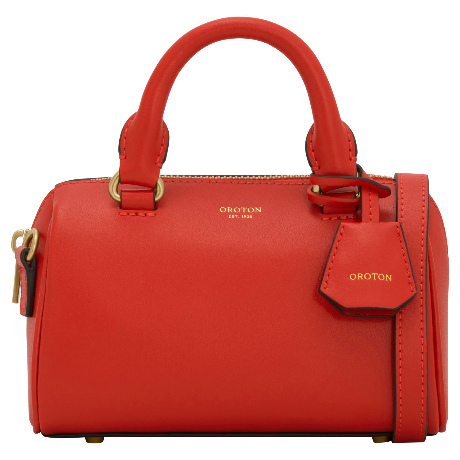 HARVEY TINY BARREL DARK RUBY | Oroton