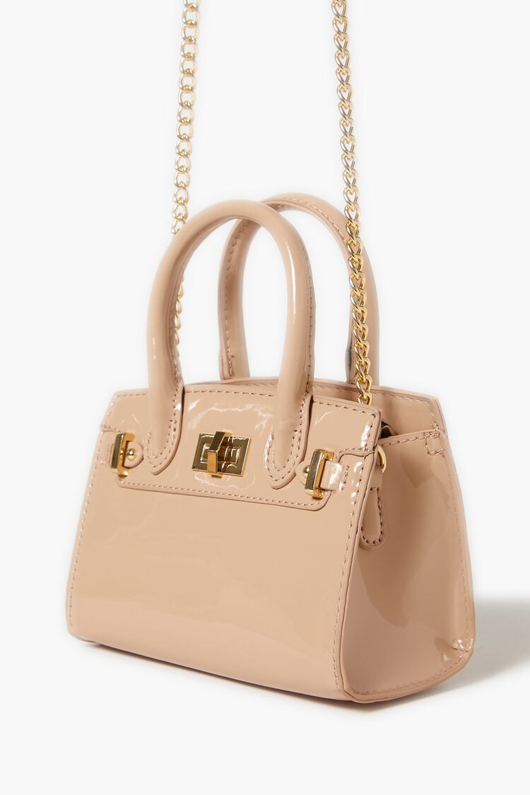 Faux Patent Leather Crossbody Bag | Forever 21 (US)