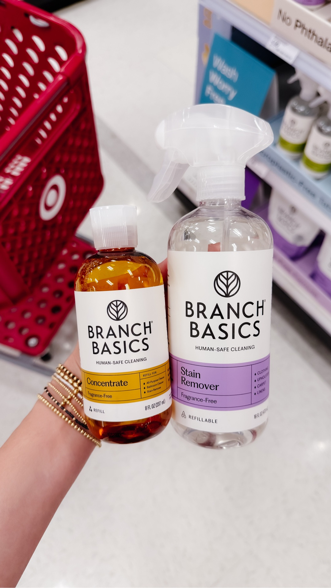 One of my favorite cleaning brands is now at Target! ✨ I’ve used Branch Basics for years, and I love that their products are fragrance-free and made with human-safe ingredients. #BranchBasicsPartner Now you can find Branch Basics in 600 Target stores nationwide and on Target.com, making it so much easier to stock up on your favorites. ❤️ Who else loves finding something they already use and trust during a Target run? Comment “CLEAN”, and I’ll send you the 🔗 to these products. 🫧 @BranchBasics @target
