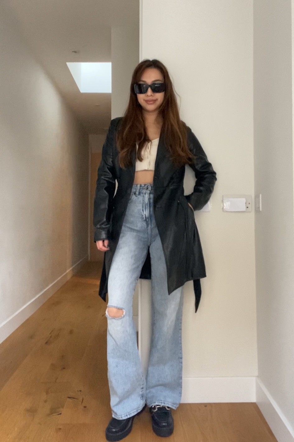 Leather trend coat make every outfit look cool 

#LTKstyletip #LTKunder50 #LTKfit