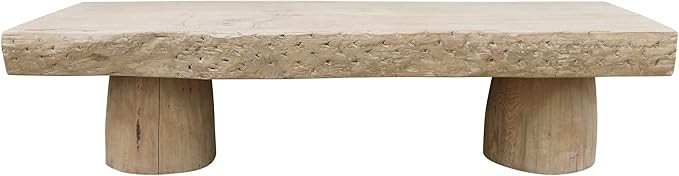 Artissance 67" L Rectangular Natural Wood Indoor Capri Live Edge Primitive, Home Office Furniture... | Amazon (US)