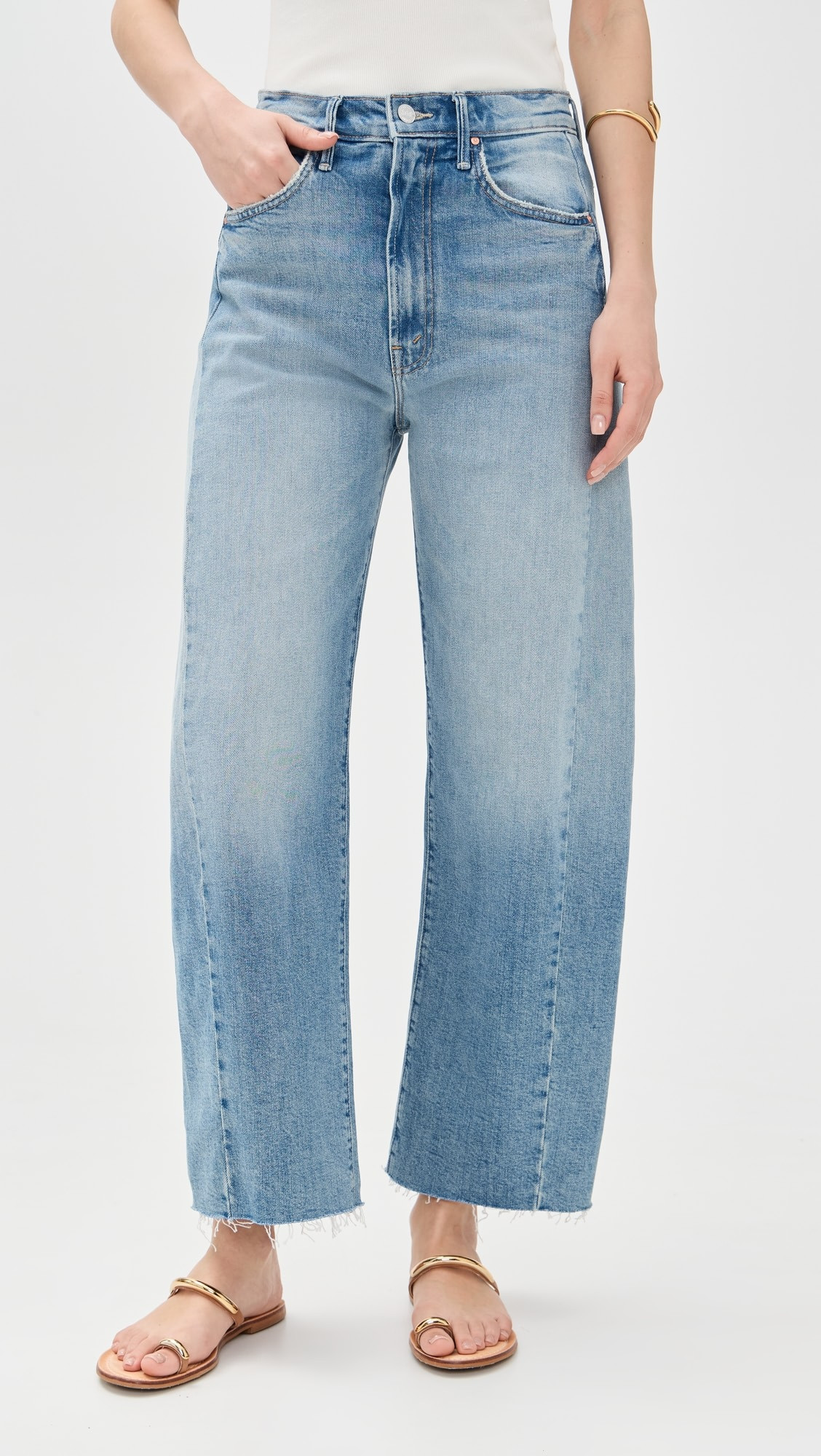 The Half-Pipe Ankle Fray Jeans | Shopbop
