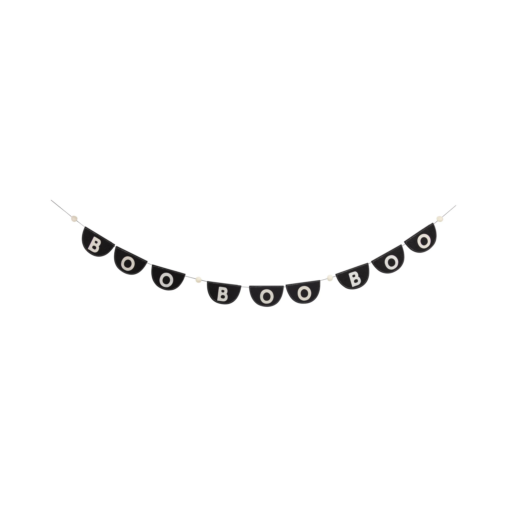 Occasions Black Felt Bunting Banner | My Mind's Eye