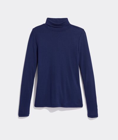 Simple Solid Turtleneck | vineyard vines