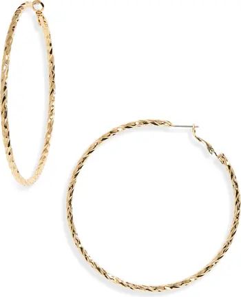 Nordstrom Textured Hoop Earrings | Nordstrom | Nordstrom