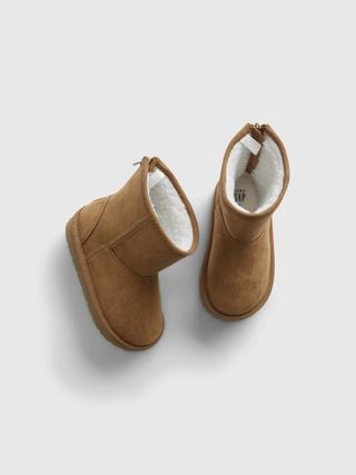 Toddler Cozy Sherpa Boots | Gap (US)