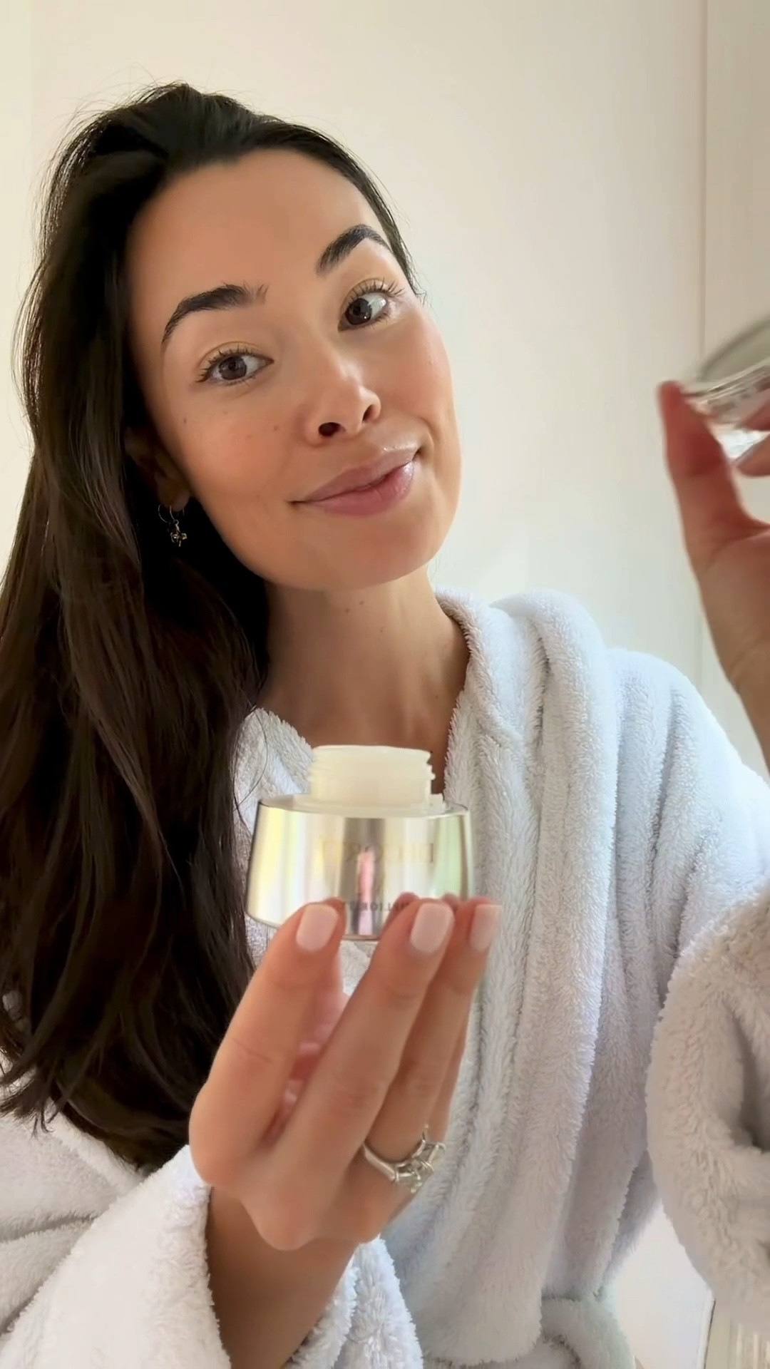 Love doing a simple, effortless makeup look for a night out. I used @decortebeauty AQ Meliority Eye Cream from @saks - I like to use this in the morning and evening! Beauty, natural makeup, skincare routine, luxury beauty. #saks #sakspartner #decorte #Jbeauty