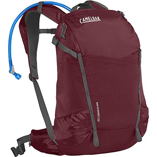 CamelBak Women's Rim Runner X20 Hiking Hydration Backpack 70oz, Cabernet/Cool Grey | Amazon (US)