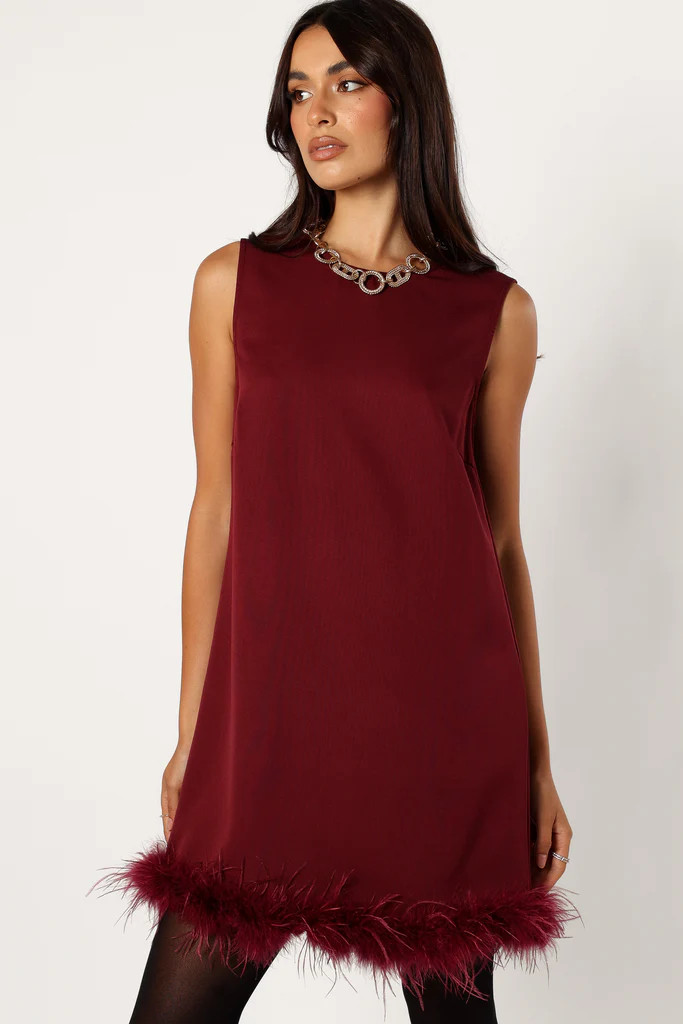 Mathias Mini Dress - Wine | Petal & Pup (US)