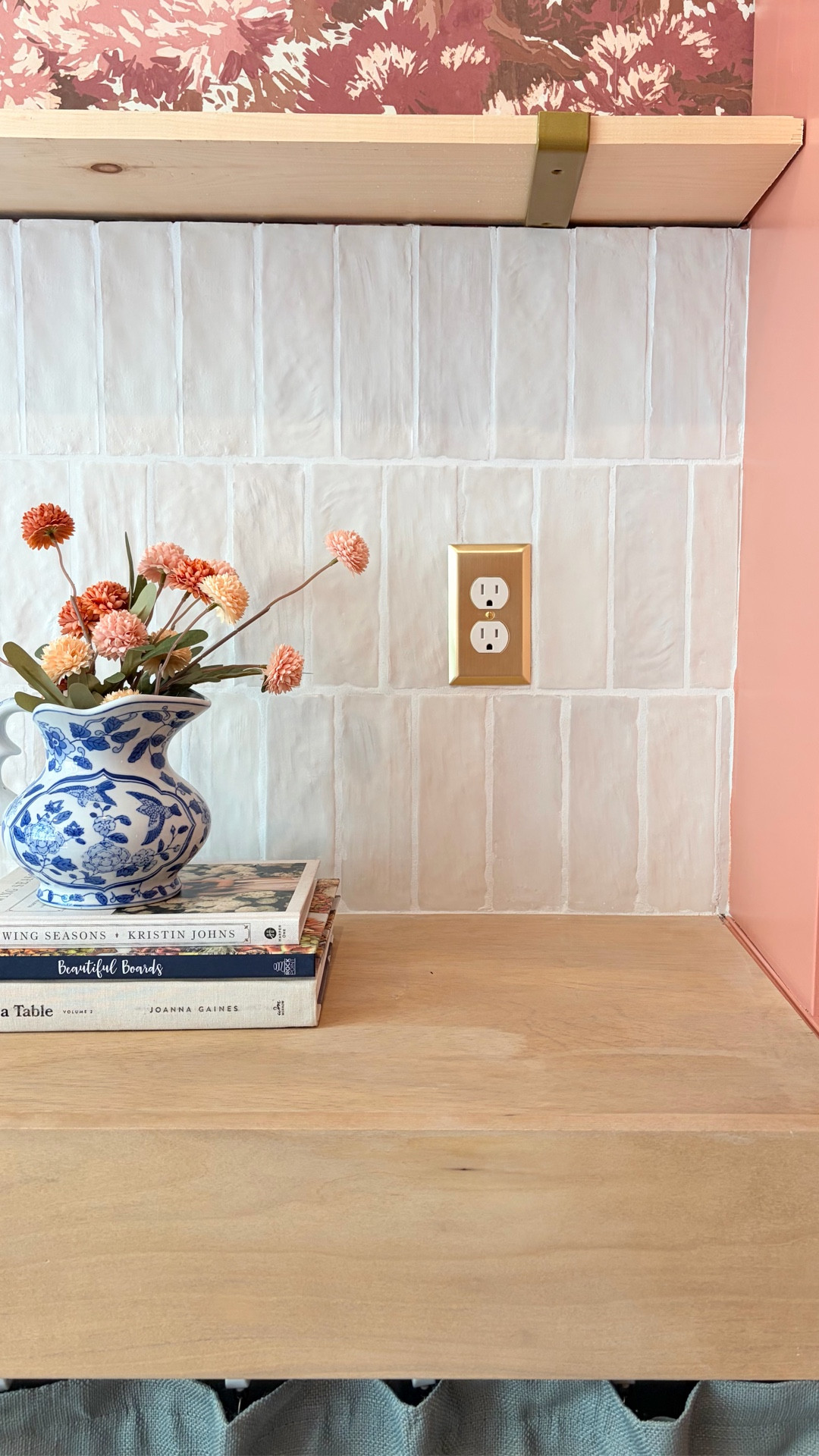 Who’s ready for a peak at the pantry? When we began getting ready for tile, we knew there was one small swap we had to make. Boring white wall plates are out… fabulous brass wall plates are in! Using @Amerelle Amerelle products makes it easy to swap yours out and instantly elevate any space. Even a pantry! 🤩

#ad #amerelle #amerellewallplates 

#LTKHome