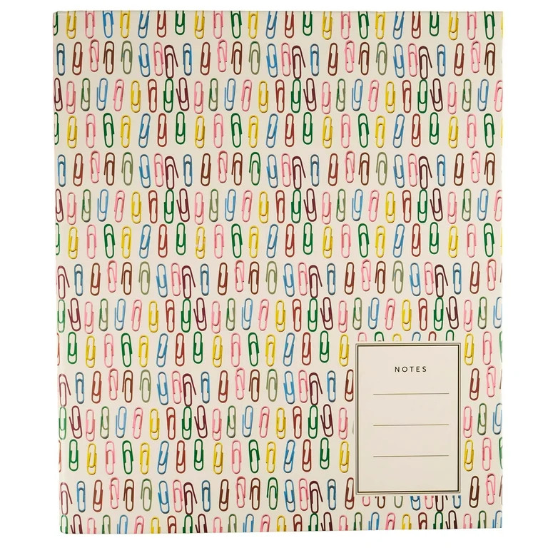 Ecokind by U Style Paper Clip Icon 1.5-inch 3 Ring Paper Binder, 12.08" x 10.35" - Walmart.com | Walmart (US)