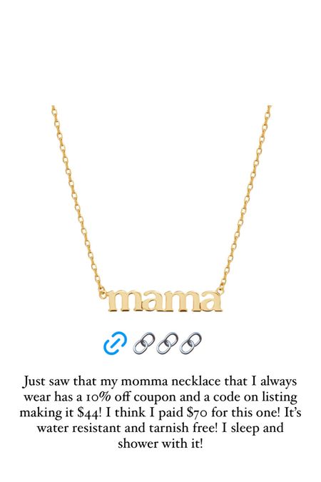 My “mama” necklace is on sale!

#LTKStyleTip #LTKSaleAlert