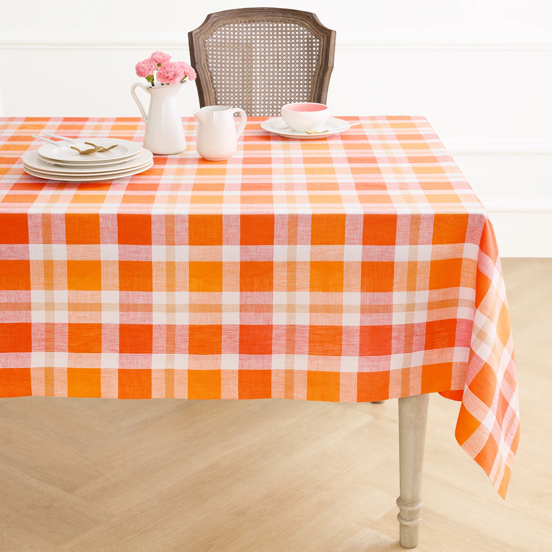 Fall Buffalo Check Tablecloth | Solino Home