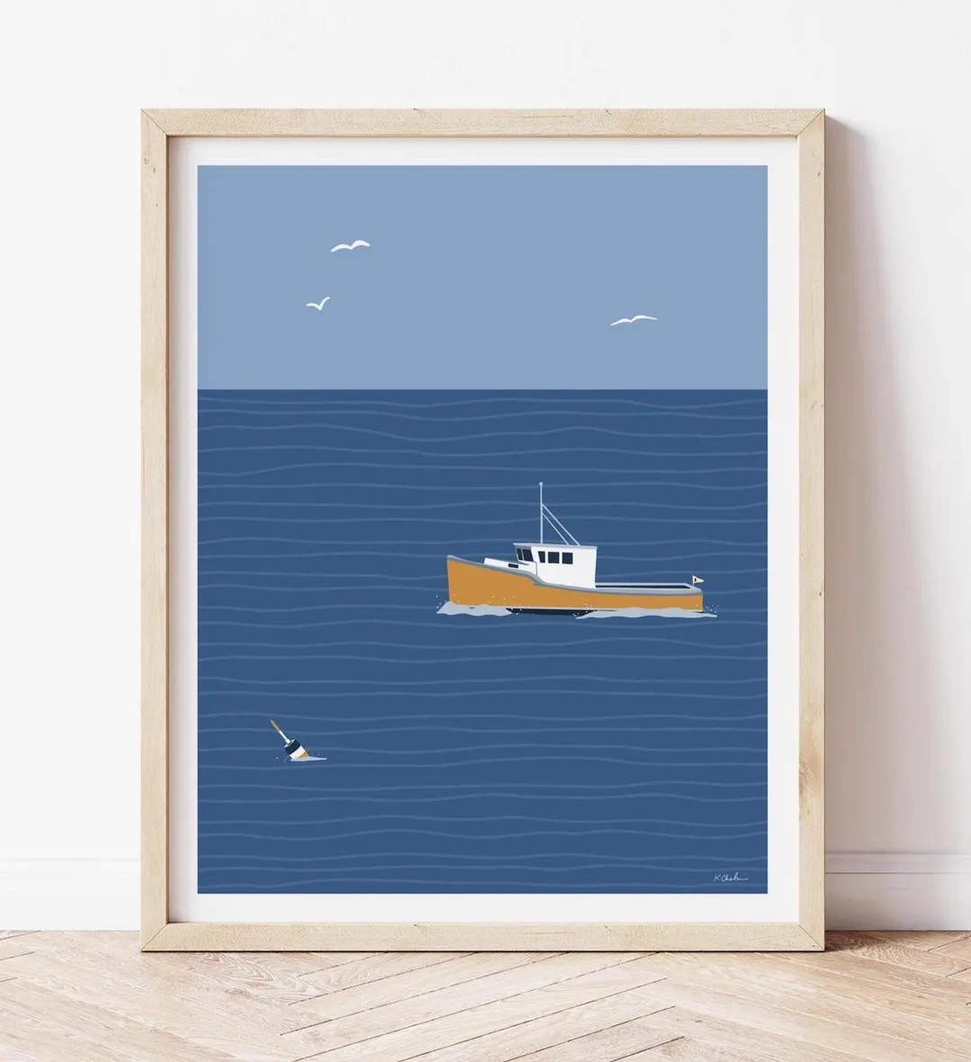 Where the Lobster Boats Go - Lobster Boat, Lobster, Giclée Print, Wall Decor, Maine, Maine Artis... | Etsy (Global)