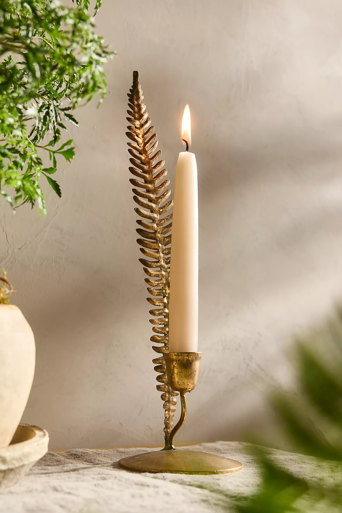 Fern Taper Holder | Anthropologie (US)
