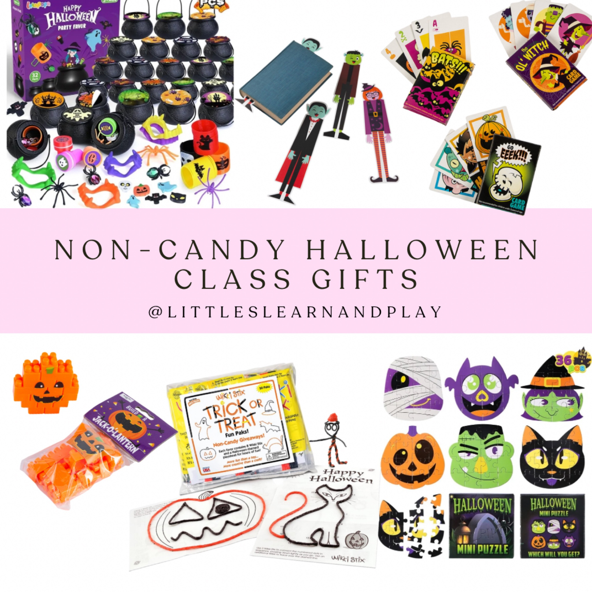 Non-Candy Halloween Class Gifts or Trick or Treat goodies 

#LTKFamily #LTKSeasonal #LTKKids